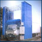 Brush washes for lorries, buses and cars